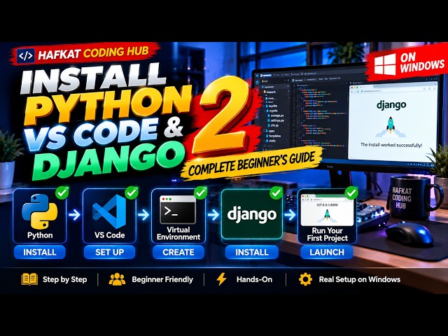 Django for Beginners: Setup Virtual Environment & Run Your First Server