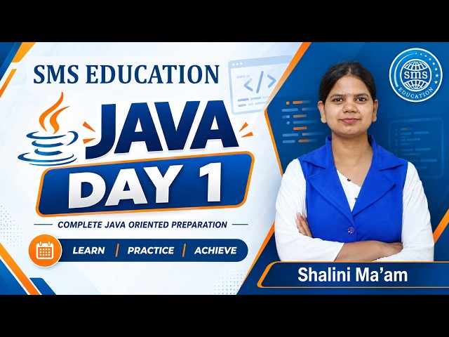 Java Class By SMS EDUCATION Day 1