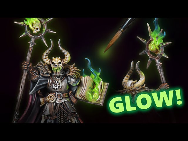 Paint a Glow Effect! Light up your Warhammer Models with Object Source Lighting | OSL