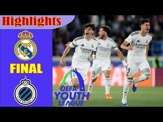 FINAL | Real Madrid vs Club Brugge Highlights & All Goals | UEFA Youth League | 21.4.2026