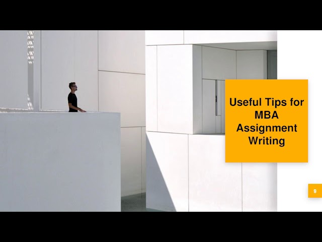 How to start your MBA assignments