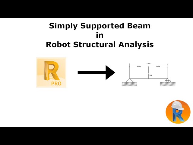 Robot Structural Analysis | Simply Supported Beam