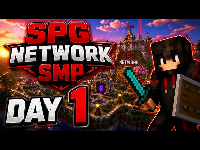 Minecraft SPG Network SMP Day 1 | Base Disaster | #minecraft #survival