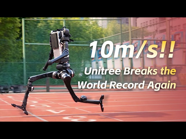 10m/s!! Unitree Breaks the World Record Again😊