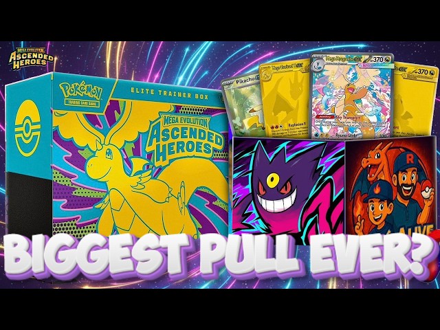 Did We Pull Mega Dragonite ex?! 👀 Ascended Heroes ETB Opening | Mega Evolution Returns!
