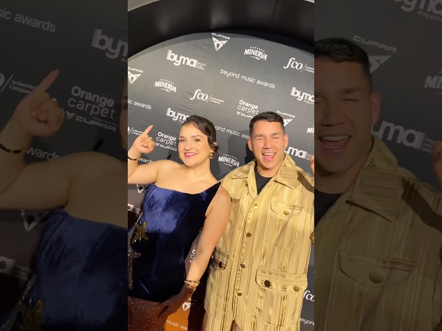 We arrived at the Byma Awards🧡Thanks for nominating us for Best Artist with Digital Strategy🤩💛