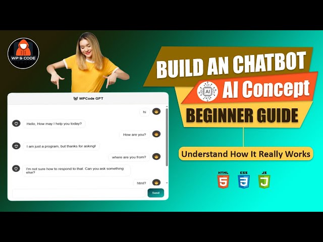 Build an AI Chatbot From Scratch | Understand How It Really Works – Full Beginner Guide