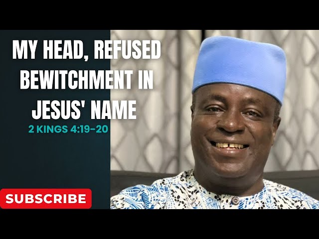 My head, refused bewitchment in #jesusname #deliveranceprayer #christian