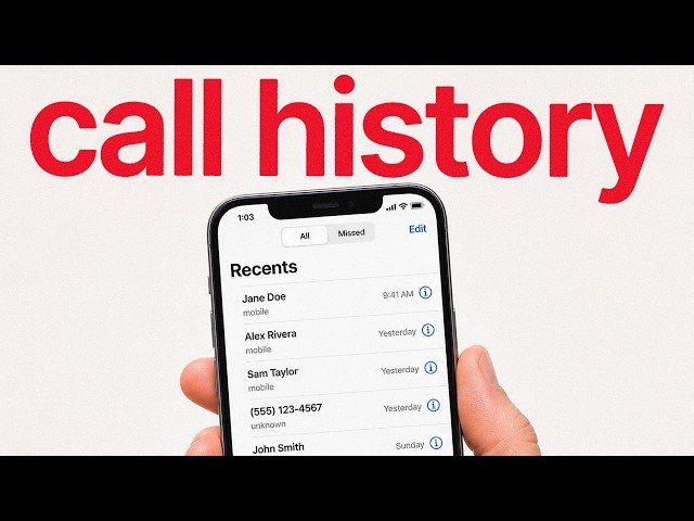 How to See Full Call History on iPhone