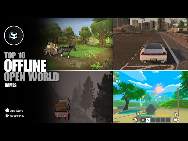 Top 10 INSANE Offline Open World Games for Android & iOS