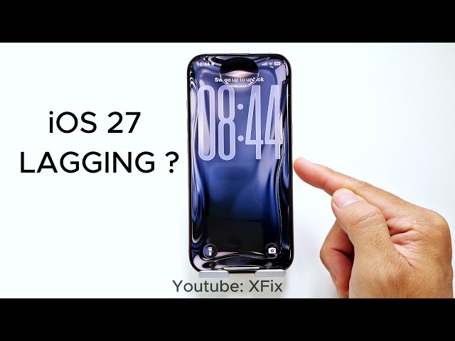 iOS 27 Is LAGGING ? Don't Panic, Try This!