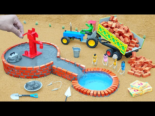 Build a Small Water Well – Fun DIY Science Project Experiment with Bricks and Cement