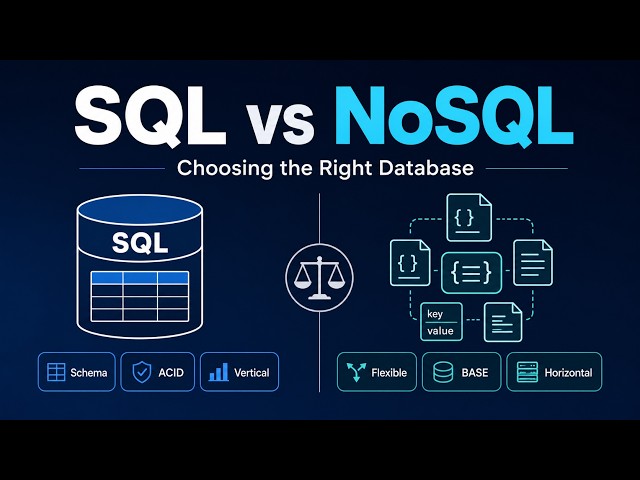 SQL vs NoSQL Explained | Choosing the Right Database in System Design
