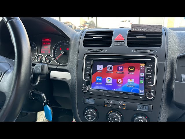 Apple Carplay & Android Auto in a Volkswagen Golf Mk 5 & 6! (How To)