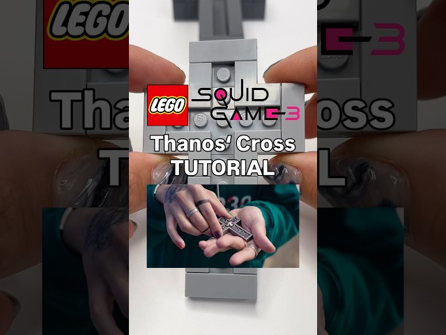 How to build Thanos' cross from Squid Game out of LEGO! ✝️ #legosquidgame #thanossquidgame #legomoc