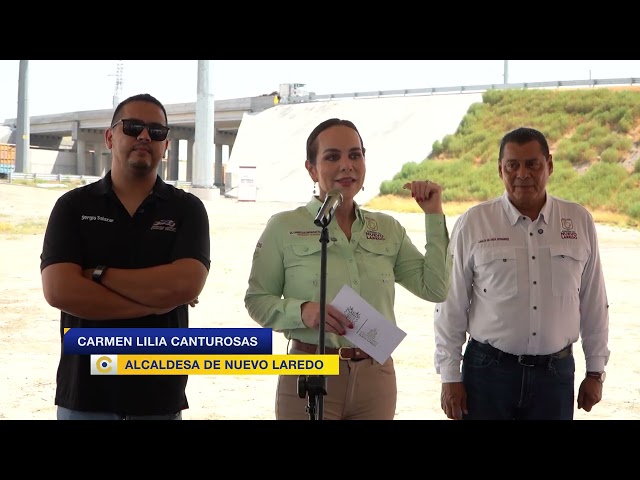 CONSOLIDAN A NUEVO LAREDO COMO MOTOR LOGÍSTICO DE MÉXICO CON ENTREGA DE CARRETERA MEX II