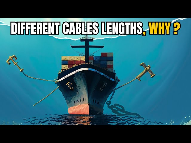 2 anchors of different cable length onboard ? WHY ? #anchoring #ships #anchors #atanchor
