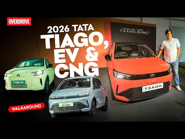 Tata’s Big Hatchback Update! |  2026 Tiago, Tiago EV & iCNG | OVERDRIVE