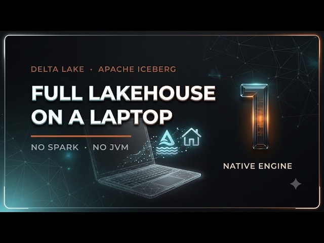 Full Lakehouse on a Laptop | No Spark, No JVM