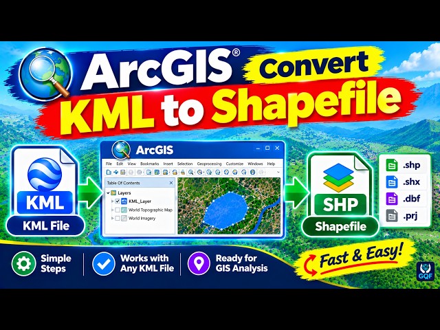 Convert KML to Shapefile in ArcGIS | Easy Step-by-Step Guide