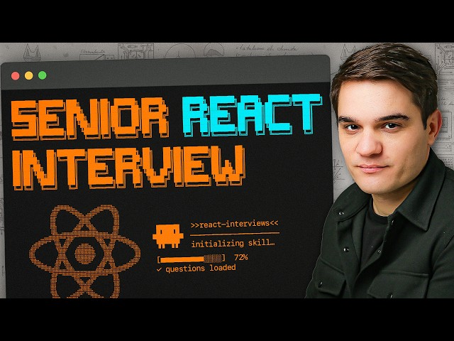 Senior Engineer vs. Claude Code | React.js Interview (useEffect, Suspense, RSC, a11y)