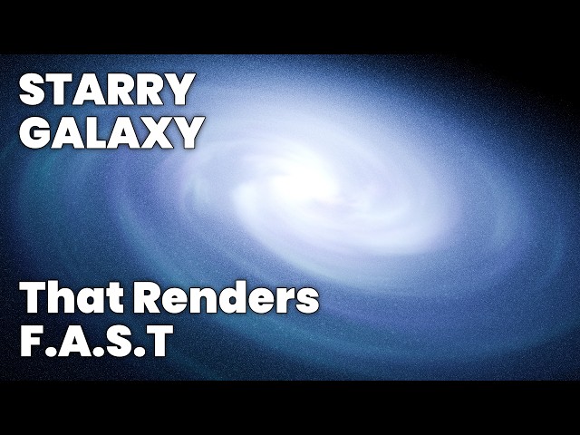 Create Starry Spiral Galaxies in Blender - Intermediate Tutorial