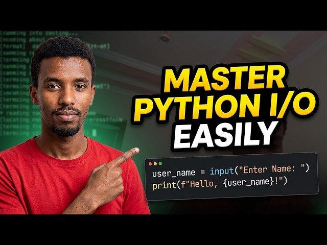 Part 4 - Python input $ Output functions Made Simple: Everything You Need to Know