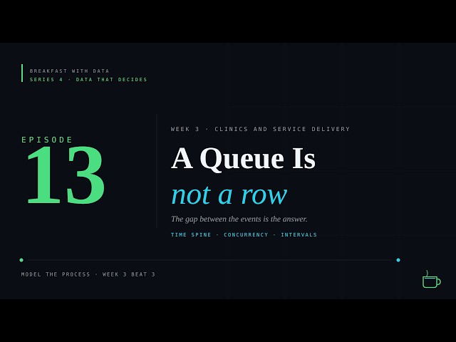 Data That Decides #13: A Queue Is Not a Row