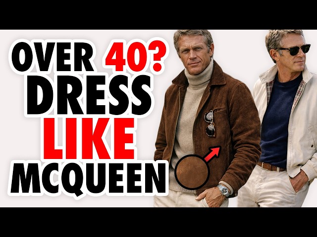 How To Dress Like Steve McQueen (Style Guide for Men 40+)