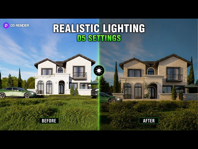 learn lighting setting in D5 Render | D5 Render: Architectural Visualization
