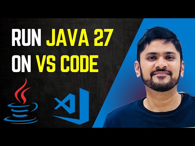 How to Setup Java 27 in VS Code | Run Java in VS Code | Amit Thinks
