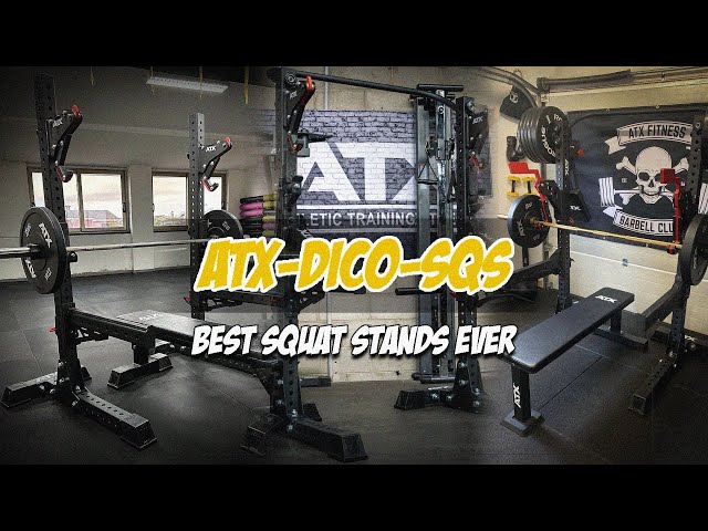 RESEÑAS DE SAM: ATX DICO SQS: soportes en cuclillas que rivalizan con los racks de máxima potenci...
