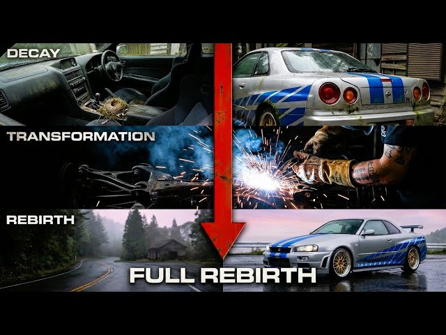 Found the "2 Fast 2 Furious" Skyline R34 GT-R in Japan | Full Restoration