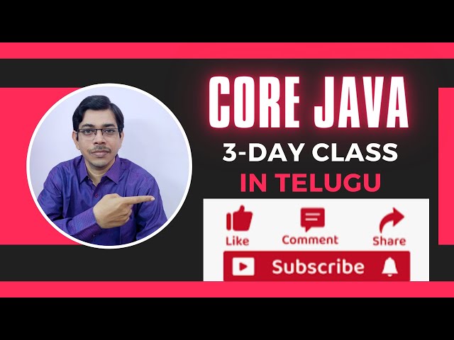 Core Java Day 3 Class | Local Variables | Instance Variables | Static Variables | Constructors