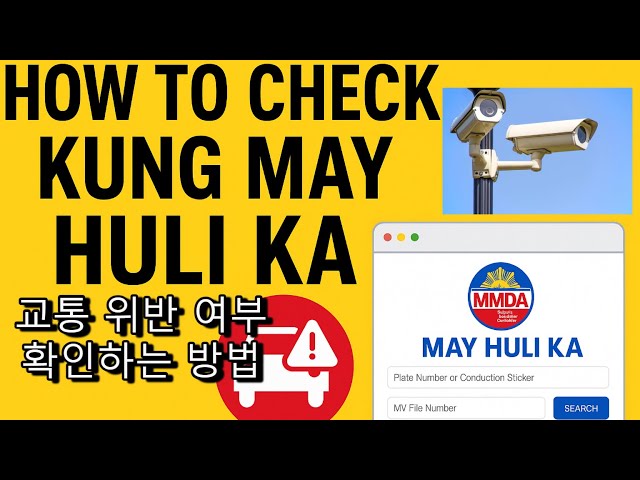Paano Malaman Kung May Huli Ka sa MMDA? | Step-by-Step Guide sa “May Huli Ka” Website!