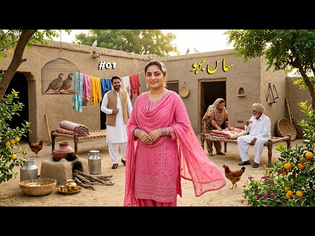 Saas Bahu Episode 01 | New Pakistani Punjabi Drama | Rimsha Hussain | Bata Tv Punjabi