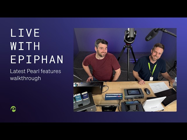 New on Pearl: live feature walkthrough and Q&A (Dante, Crestron & Q-SYS modules)