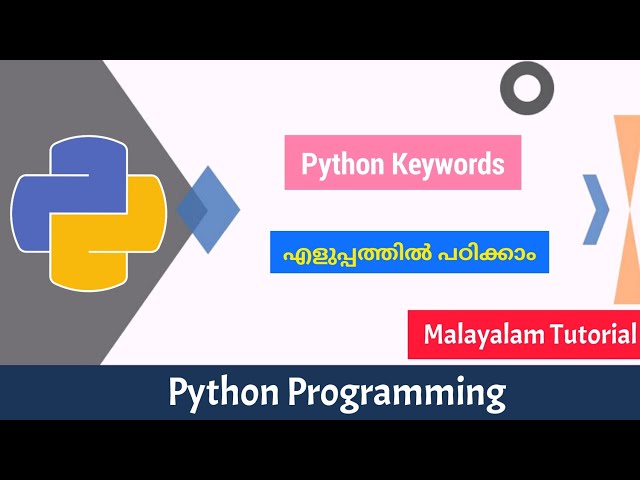 Python Keywords|Python programming|Malayalam Tutorial