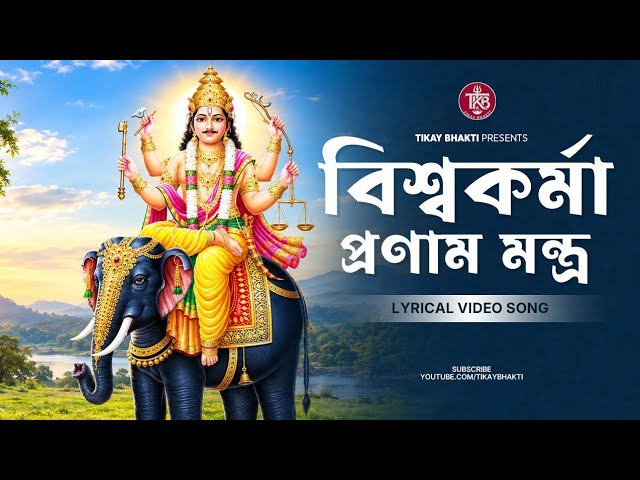 বিশ্বকর্মা প্রণাম মন্ত্র | Biswakarma Pranam Mantra Bengali | Vishwakarma Puja 2026 | Tikay Bhakti