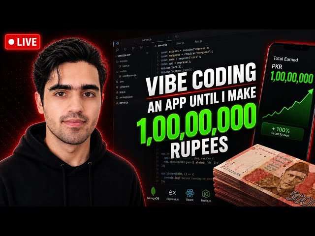 Day 20 - Vibe Coding an App Until I Make 1,00,00,000 Rupees