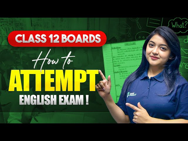 How to Attempt English Paper Class 12 | Board Exam Secret Tips Out 🔥| CBSE 2026 Exam