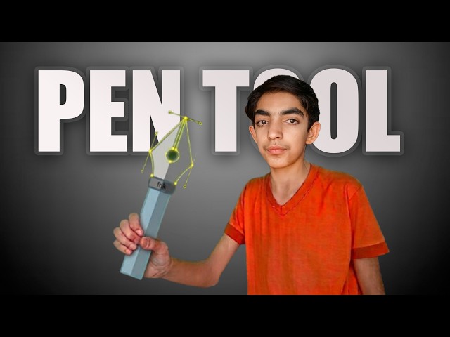 Pen Tool and Path - Adobe Photoshop for Beginners - Class 14 pt 2 - Urdu / Hindi
