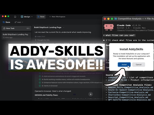 Addy-Skills + Claude Code,Codex: This 22-SKILL Setup CAN 10X PERFORMANCE!