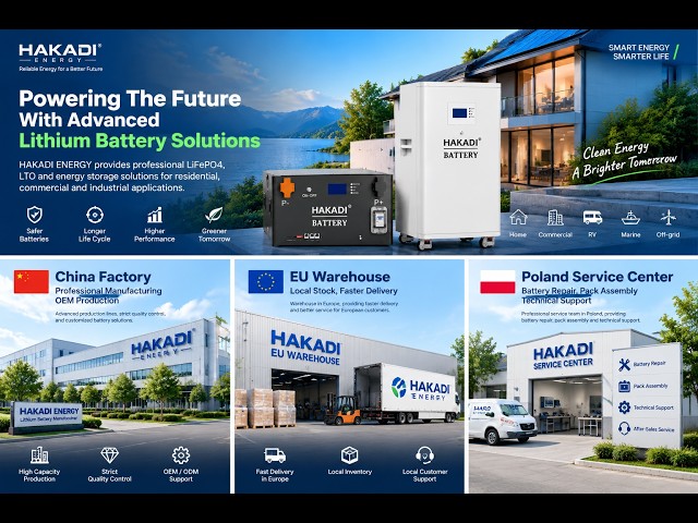 HAKADI ESS Solution | Smart LiFePO4 Battery Energy Storage System for Home & Commercial Applications