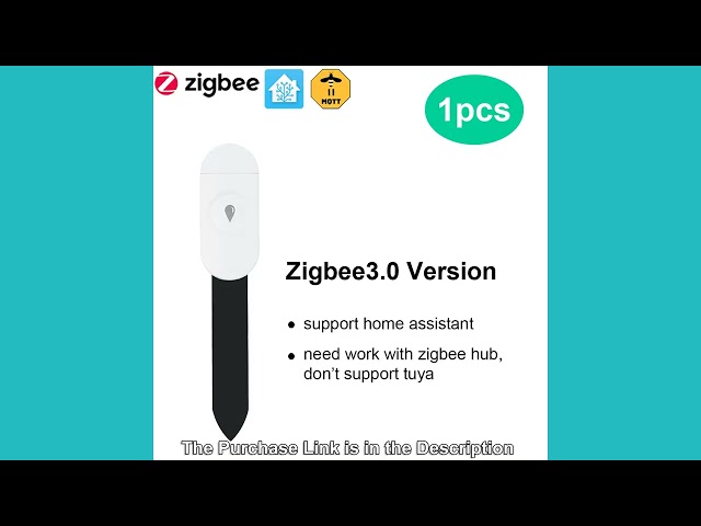 Tuya Zigbee Smart Soil Moisture Temperature Humidity Sensor Garden Monitor