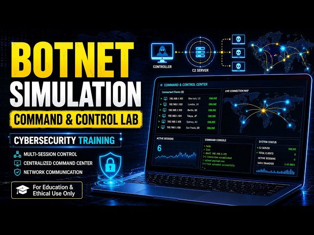 Botnet Simulation | Command & Control Lab