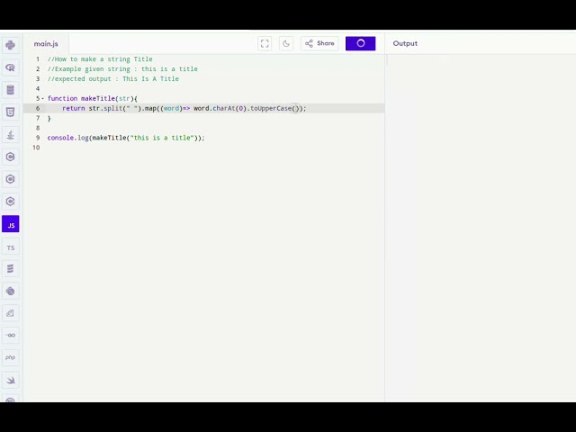 JavaScript interview question 