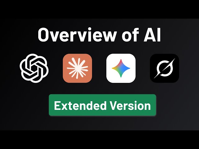 Overview of Modern AI (Extended Version)