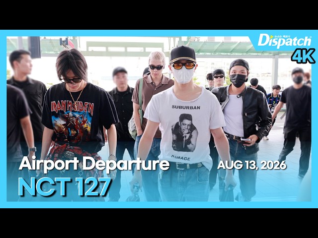 NCT 127, Incheon International Airport DEPARTURE