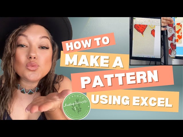 How to make a Loom Beading Pattern using Excel
